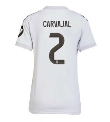 Real Madrid Daniel Carvajal #2 Hjemmebanetrøje Dame 2025-26 Kortærmet